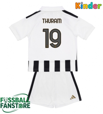 Juventus Khephren Thuram #19 Replik Heimtrikot Kinder 2026-27 Kurzarm (+ Kurze Hosen)
